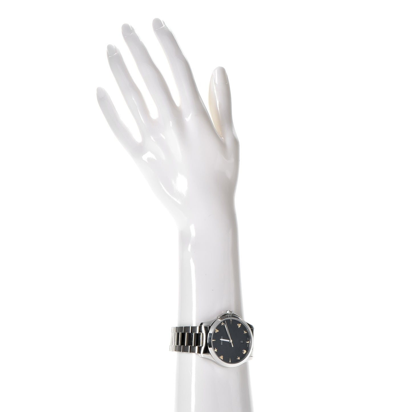 Stainless Steel 38mm G-Timeless Charm Quartz Watch Black