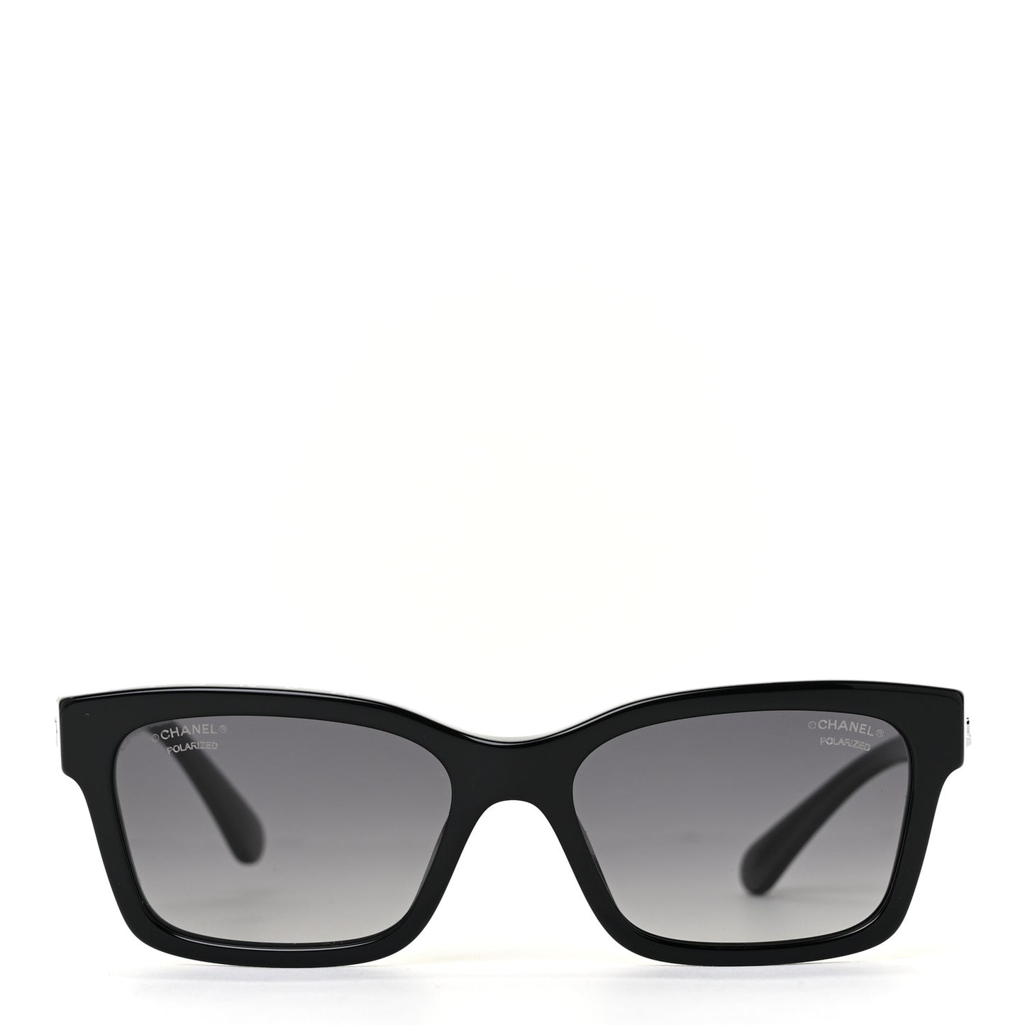 Acetate Polarized Square Sunglasses 5417 Black