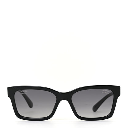 Chanel Acetate Polarized Square Sunglasses 5417 Black 2 of 7