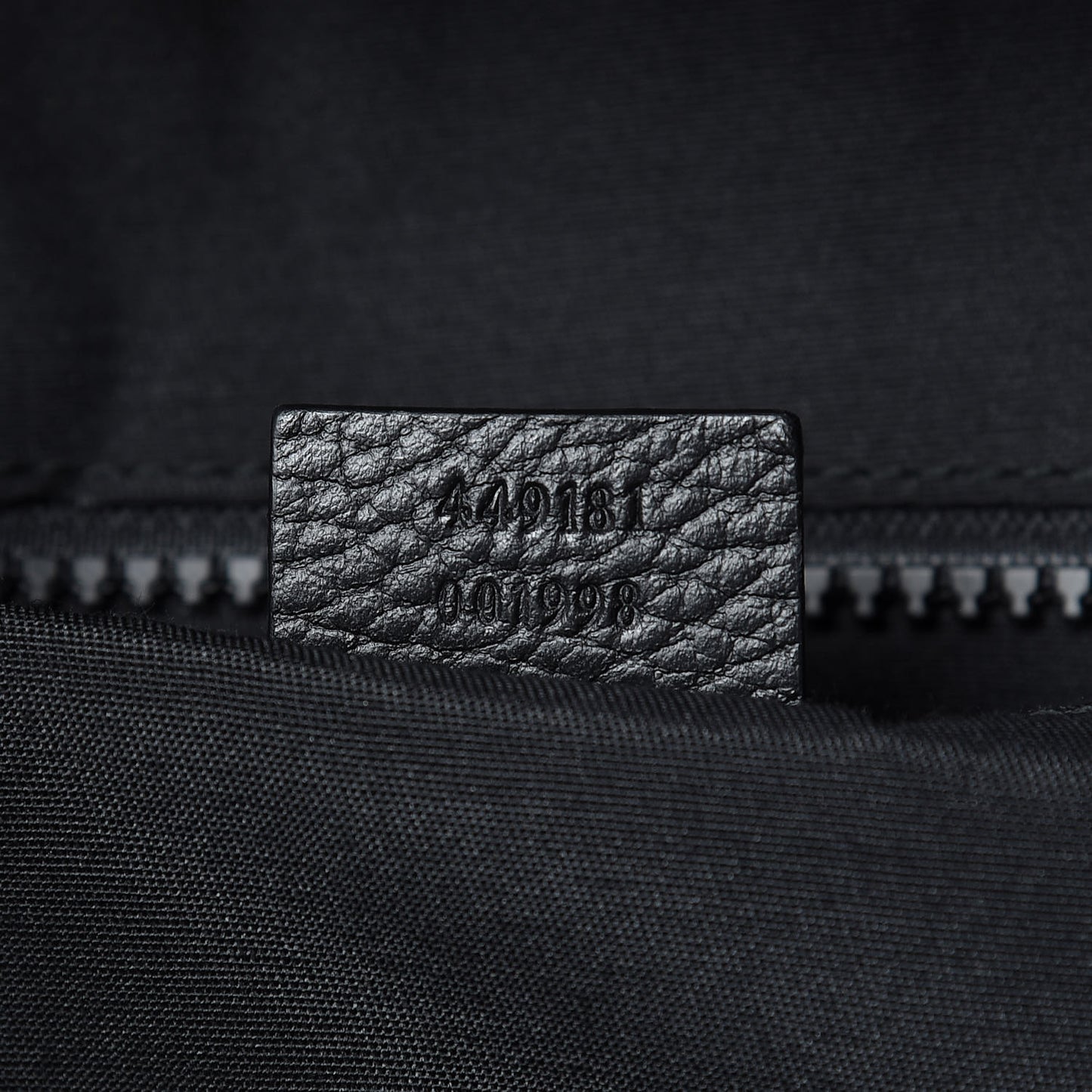 Nylon Monogram Slim Backpack Black