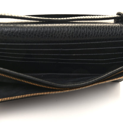 Gucci Dollar Calfskin Mini Swing Wallet Bag Black 4 of 6
