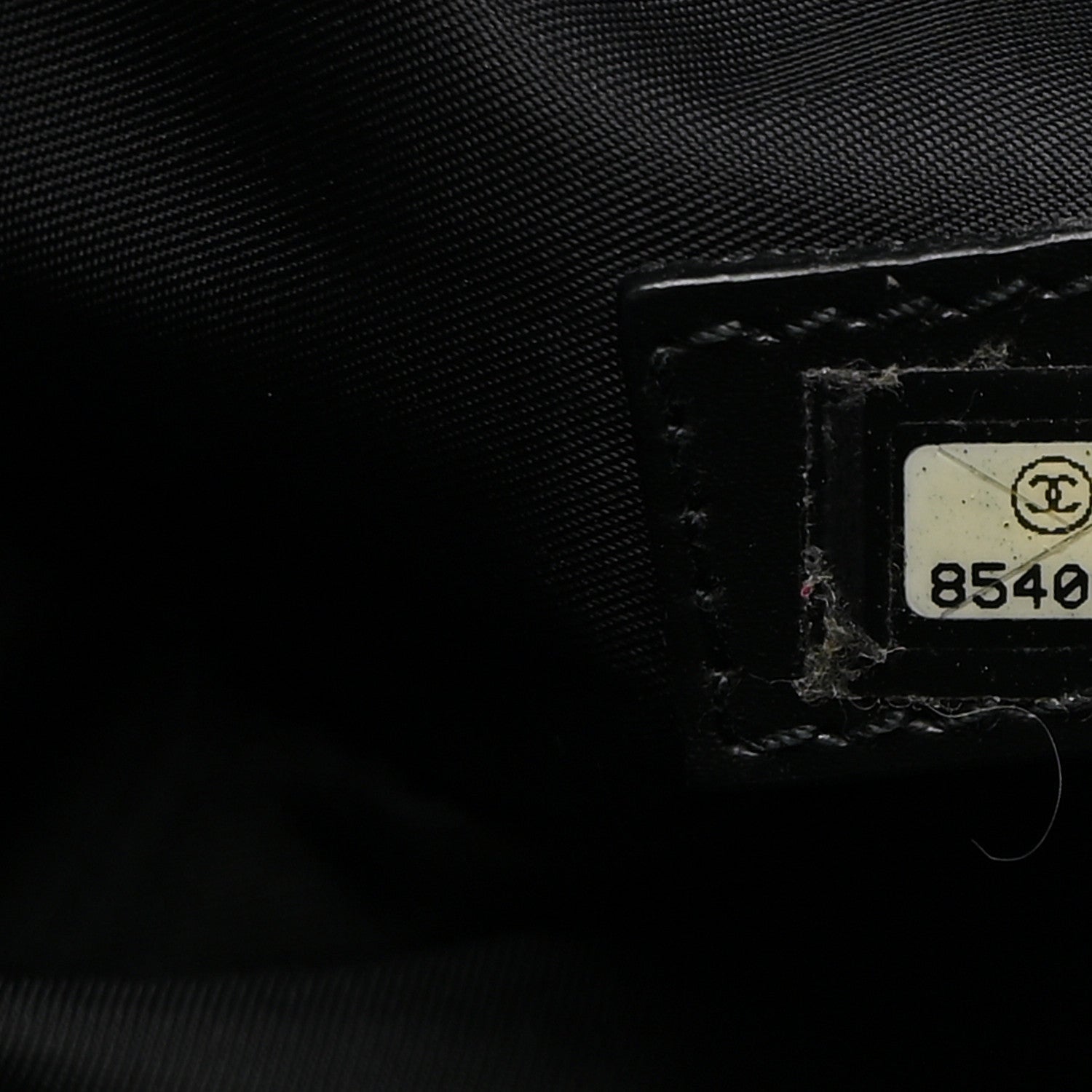 Chanel Nylon Travel Bowler Black 6 of 9