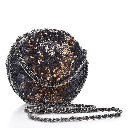 Chanel Sequin Round Chain Bag Multicolor 3 of 7