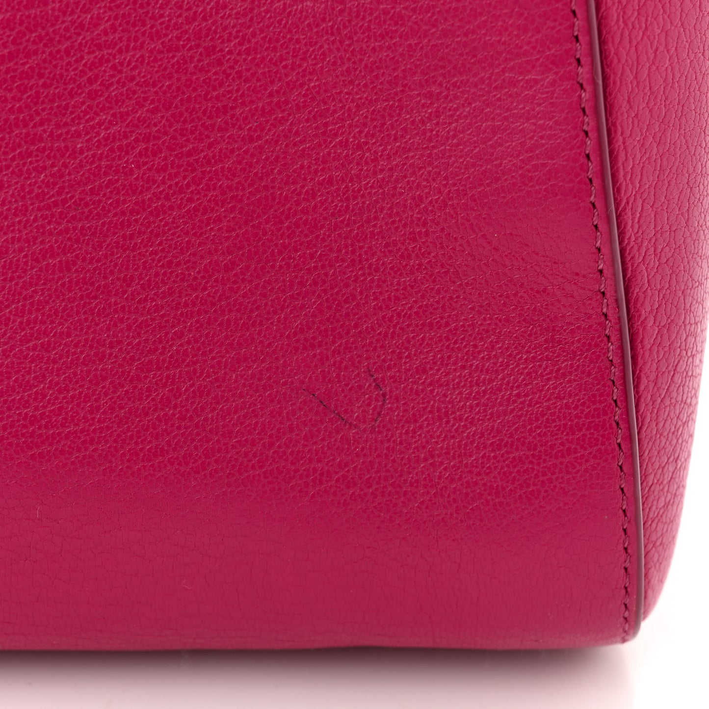 Sugar Goatskin Mini Antigona Fushia
