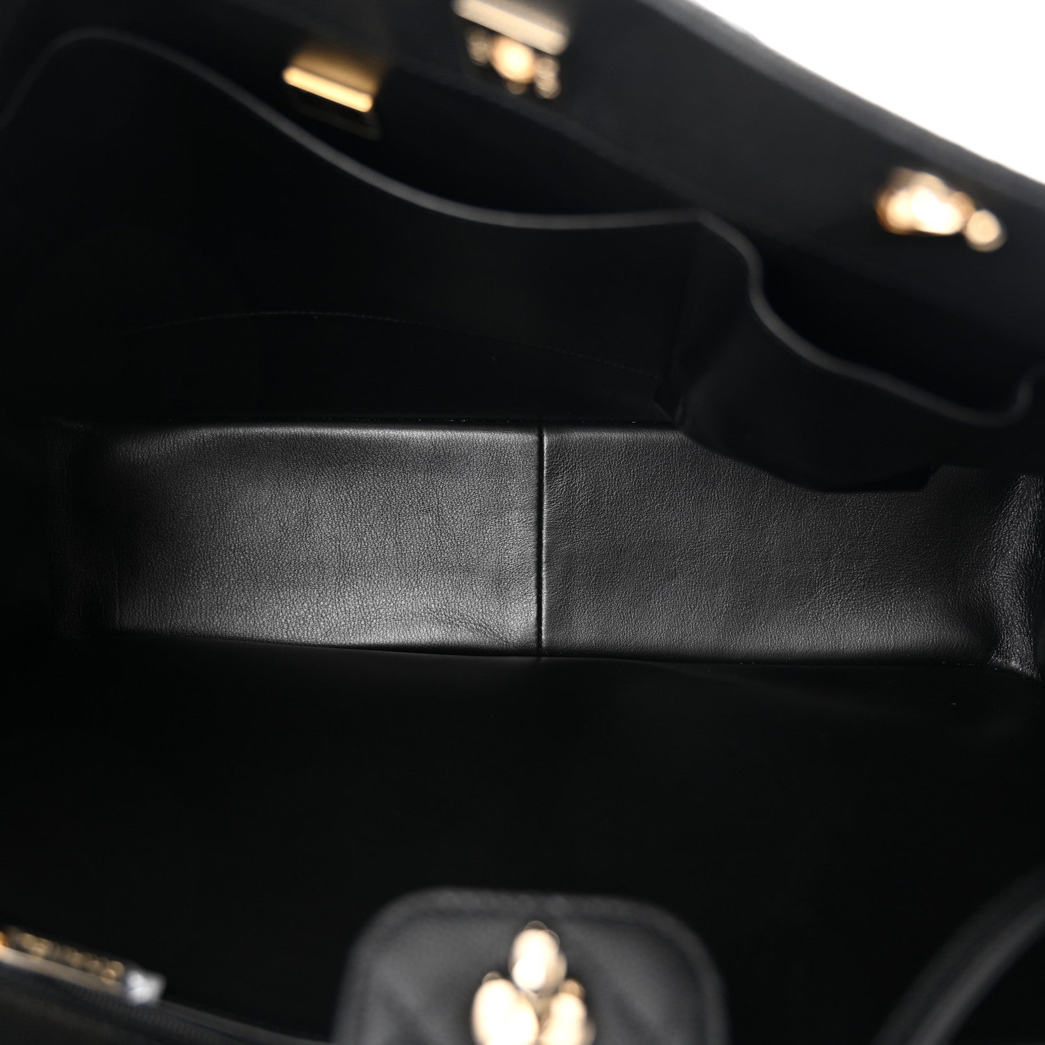 Chanel Caviar Quilted Large Shopping Tote Black 5 of 10