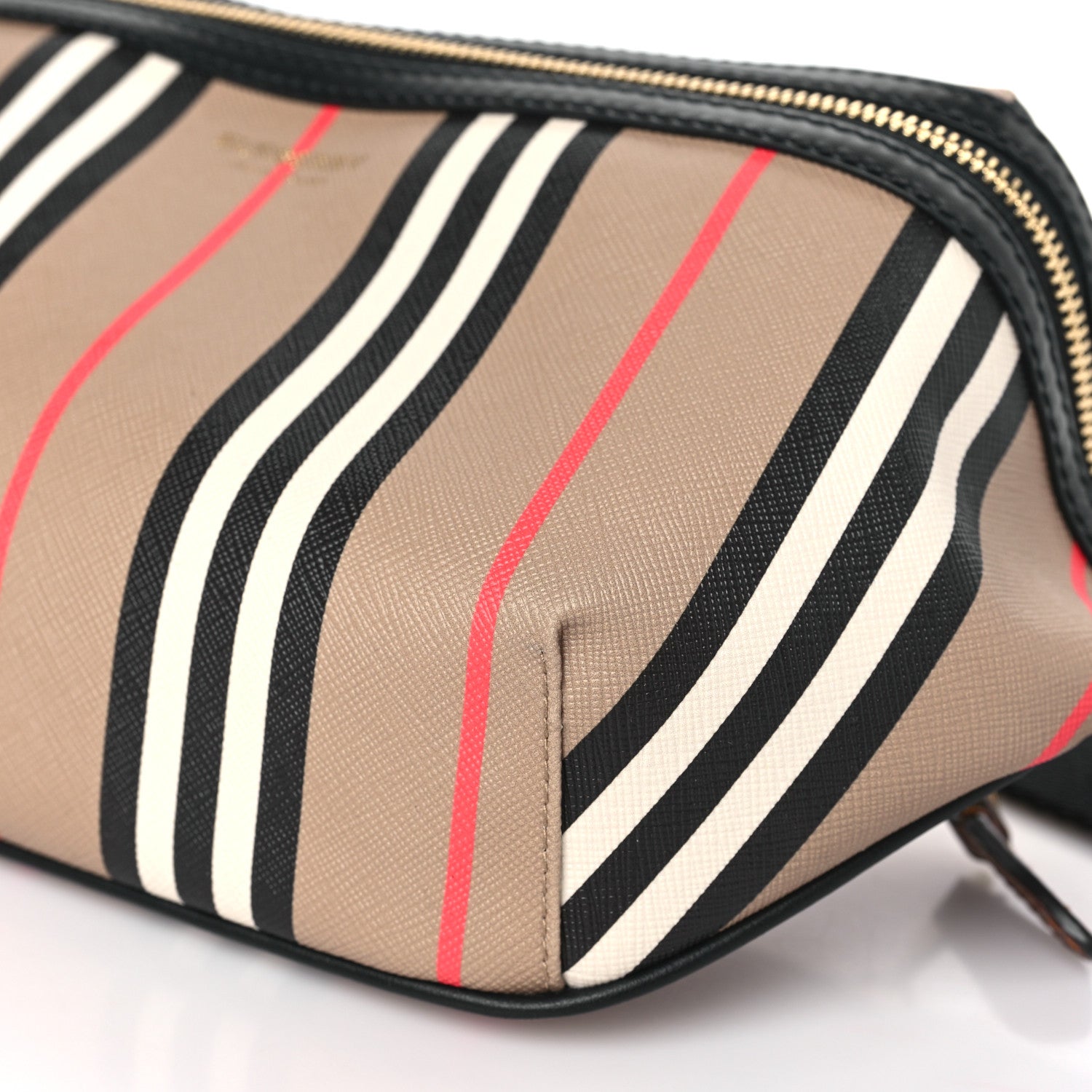 Burberry E-Canvas Icon Stripe Sonny Bum Bag Archive Beige 8 of 8