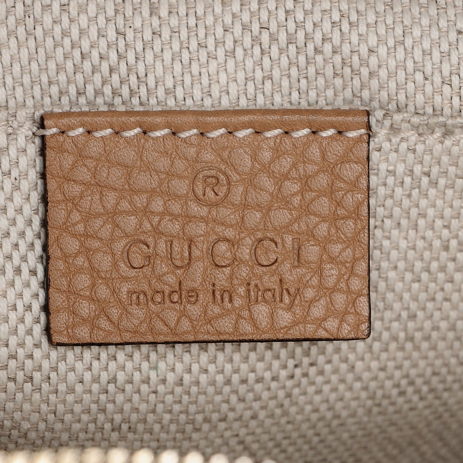 Gucci Pebbled Calfskin Small Soho Disco Bag Rose Beige 6 of 7