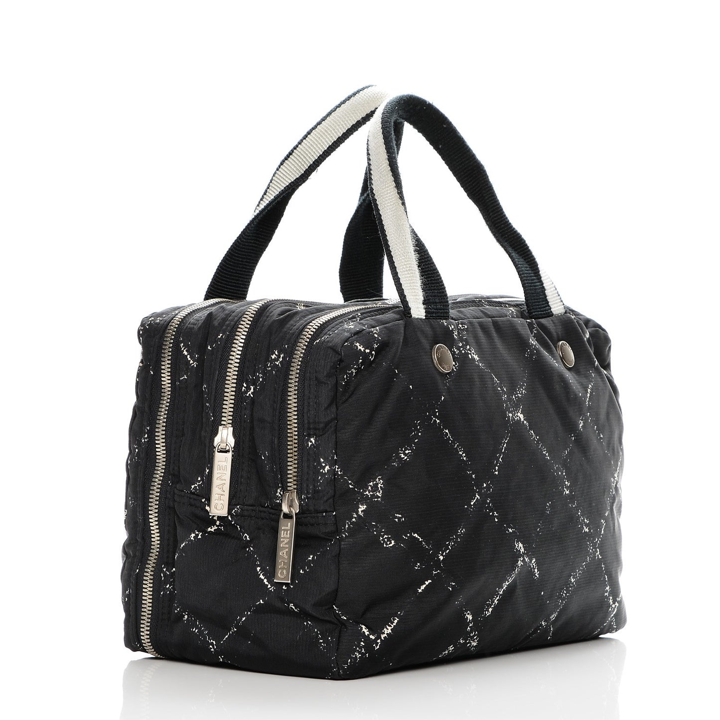 Nylon Travel Small Toiletry Tote Black