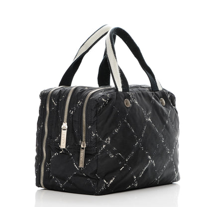 Chanel Nylon Travel Small Toiletry Tote Black 5 of 12