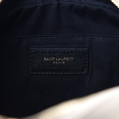 Saint Laurent Calfskin Matelasse Monogram Lou Camera Bag New Powder 8 of 10
