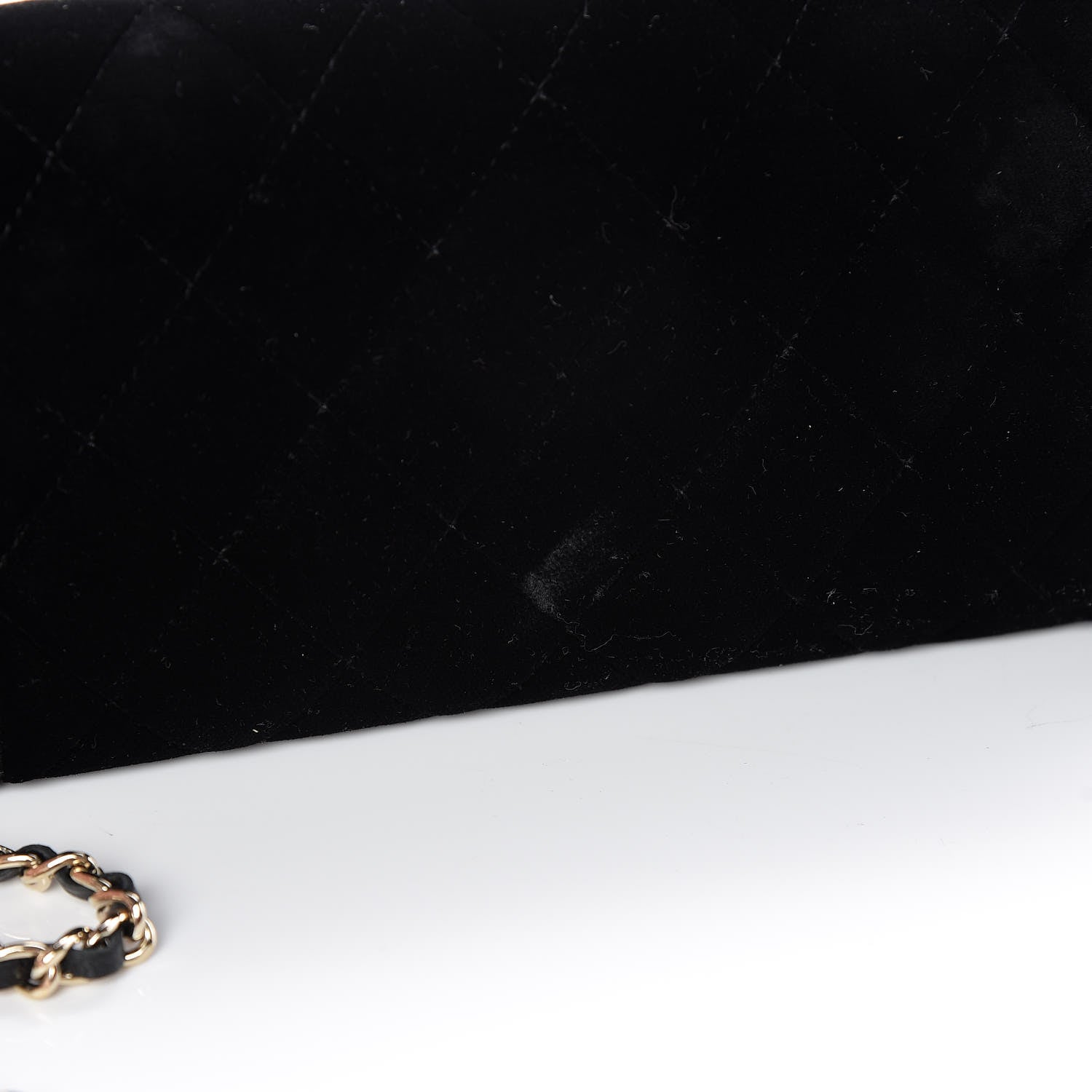 Chanel Velvet Boy Wallet On Removable Chain Black 14 of 14