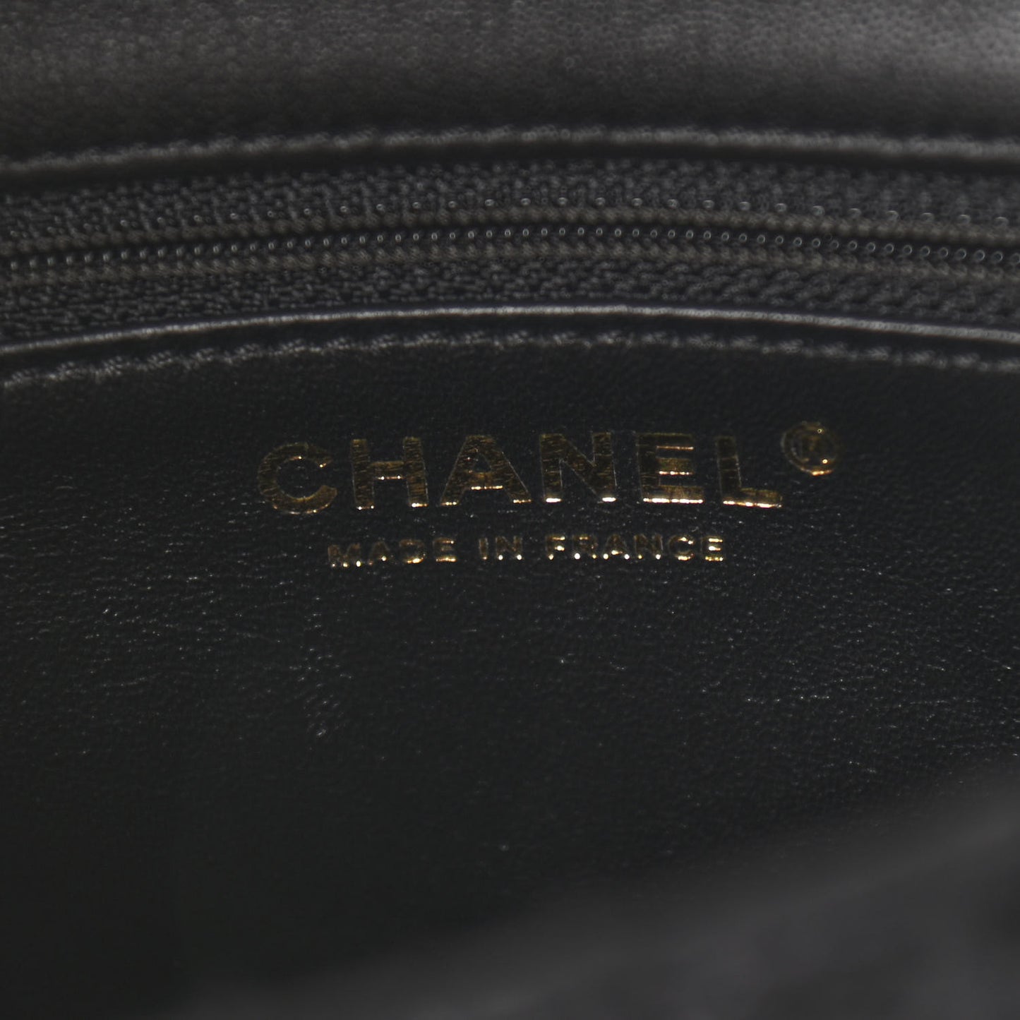 Tweed Quilted Mini Crystal CC Square Flap Black