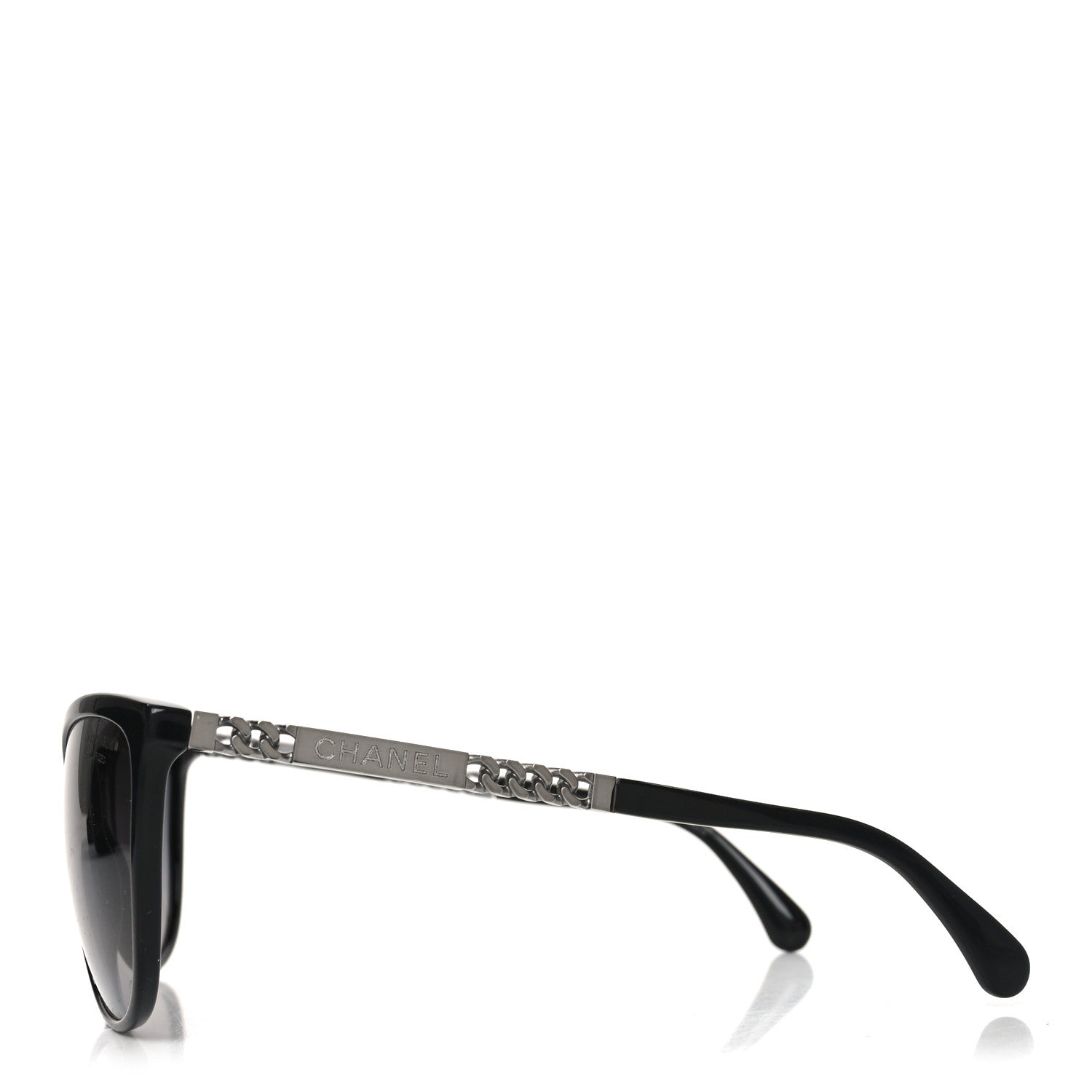 Chanel Chain Polarized Sunglasses 5352-A Black 3 of 7