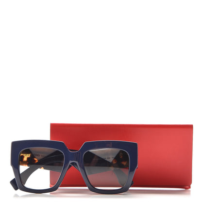 Fendi Facets Square Sunglasses FF 0263/S Blue 7 of 7