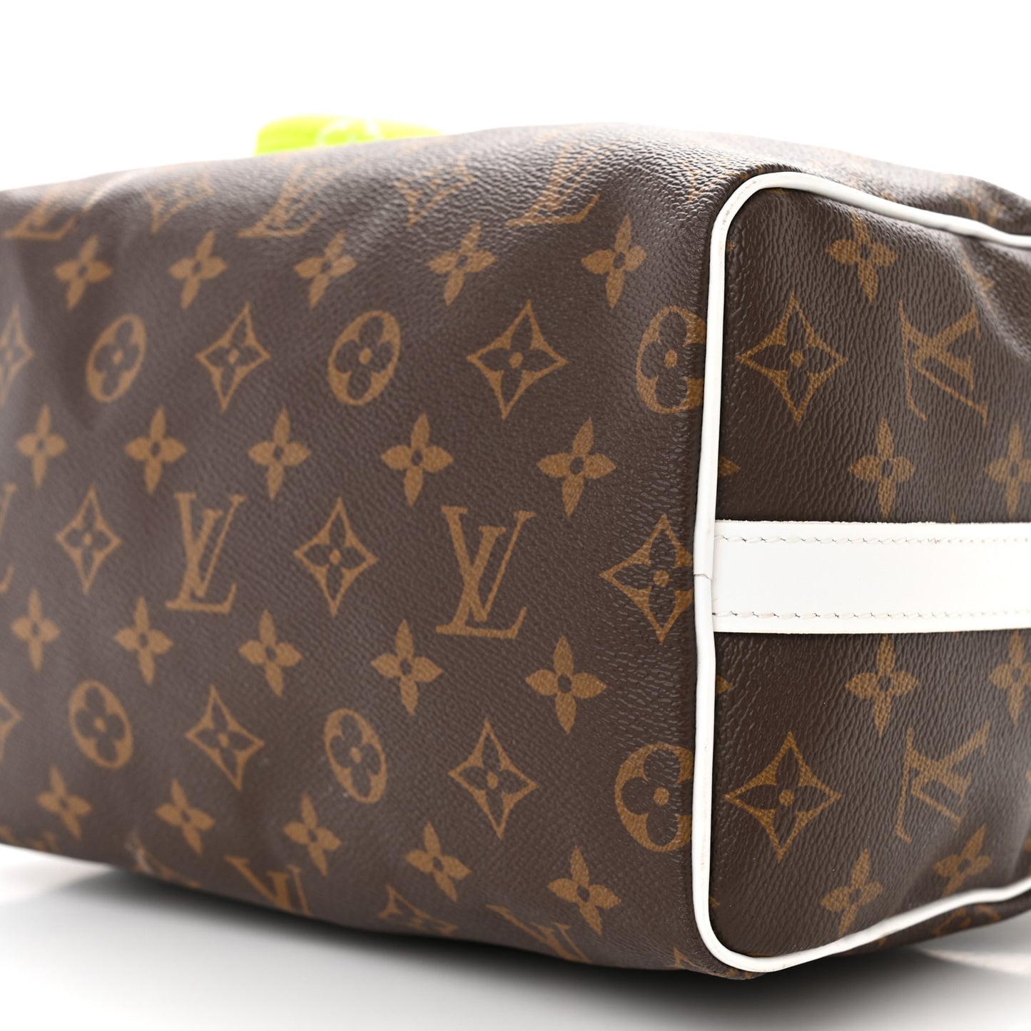 Monogram LV Match Speedy Bandouliere 25 White