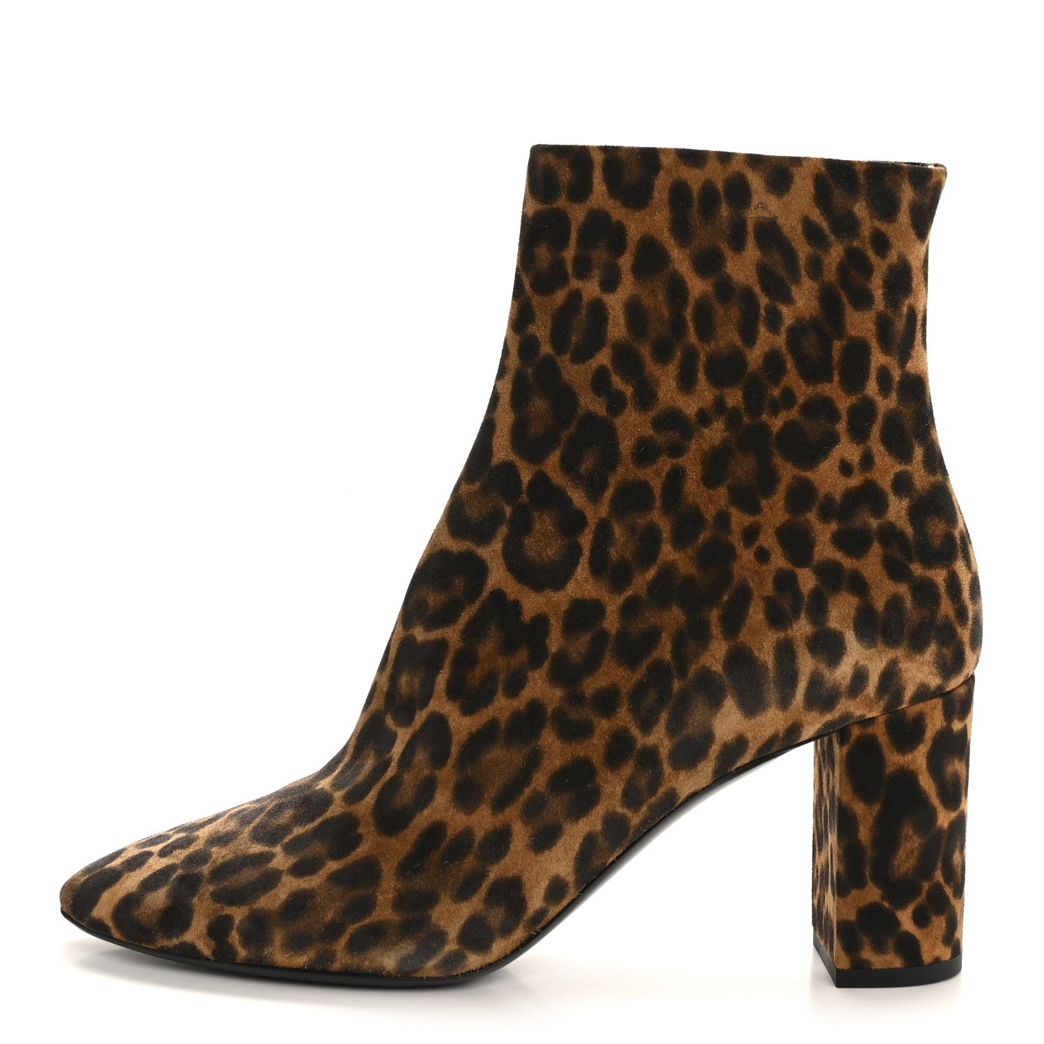 Saint Laurent Suede Lou 75 Ankle Boots 40 Leopard 1 of 9