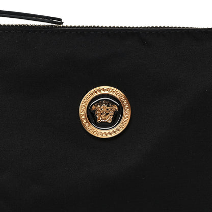 Versace Nylon Tribute Icon Flat Pouch Black 8 of 10