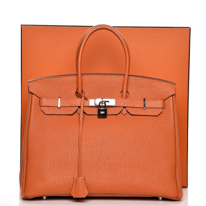 Hermes Togo Birkin 35 Orange 33 of 33