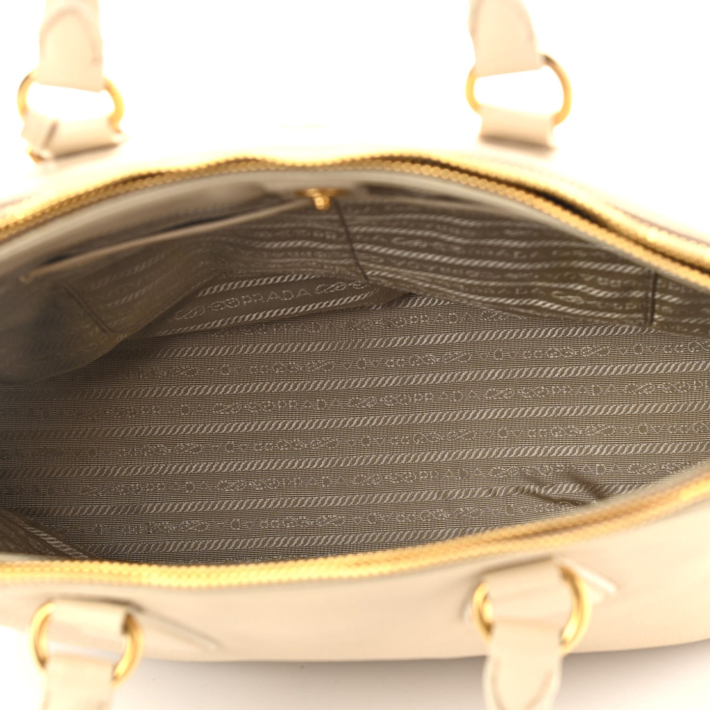 Vitello Daino Large Double Zip Tote Sabbia