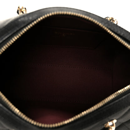 Chanel Caviar Quilted Barrel Clutch With Chain Black 5 of 11