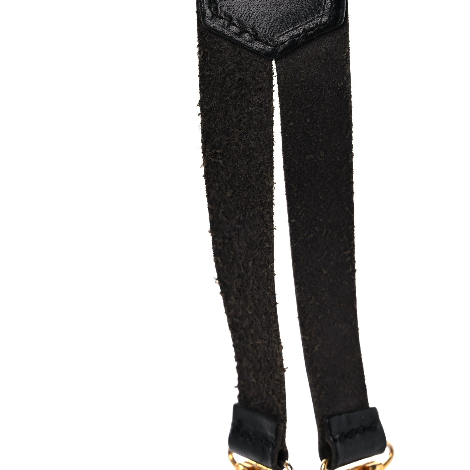 Chanel Elastic Logo Suspenders Beige Black 6 of 12