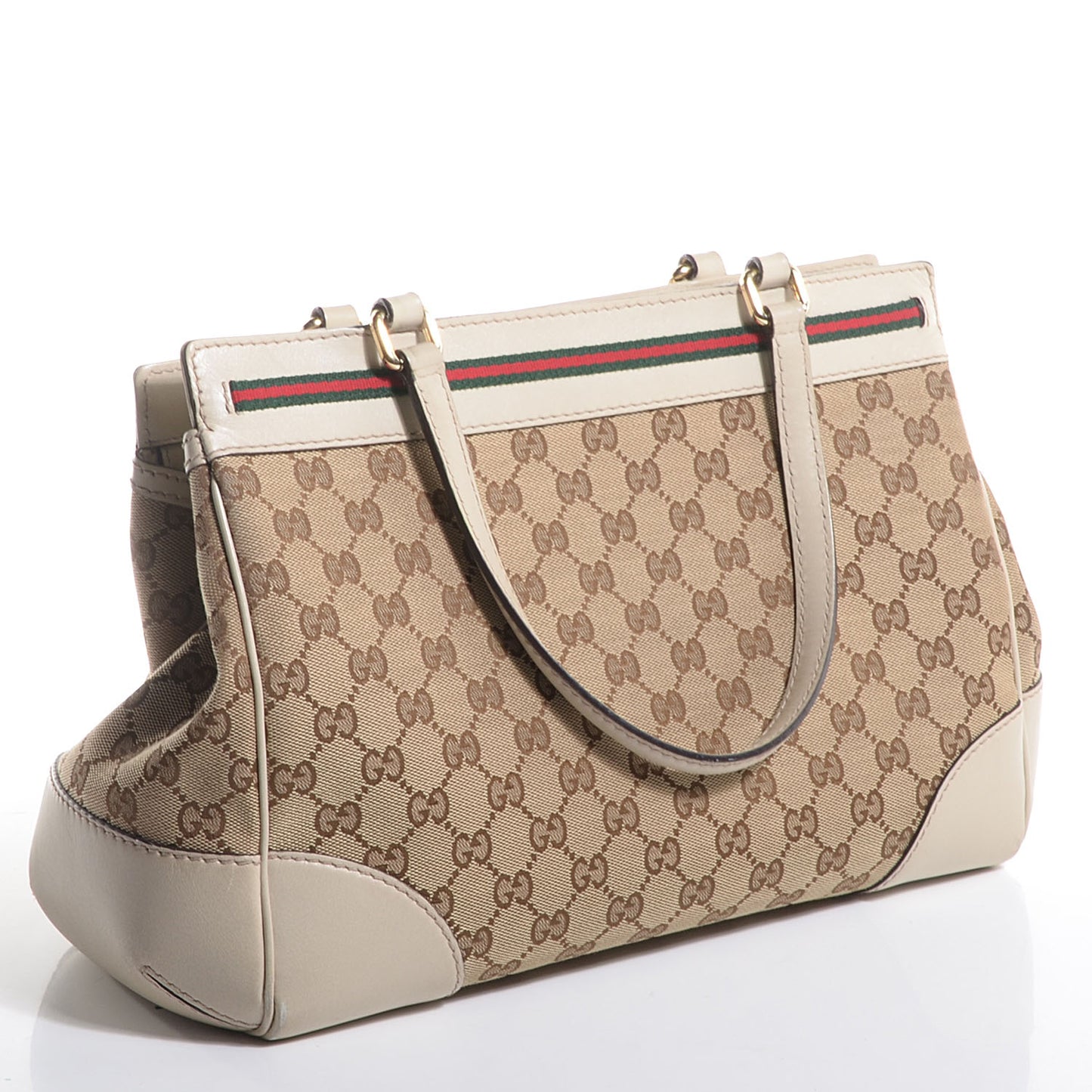Monogram Medium Mayfair Tote Off White