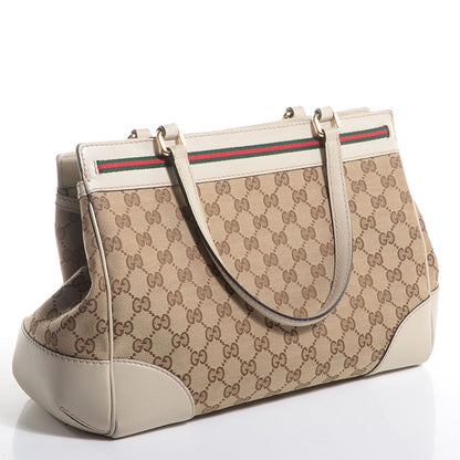 Gucci Monogram Medium Mayfair Tote Off White 3 of 9