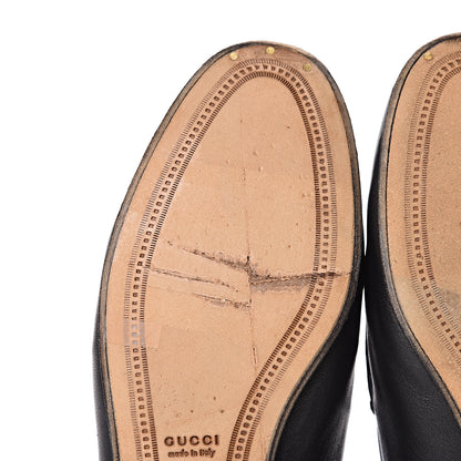 Gucci Lambskin Womens Brixton Horsebit Loafers 36 Black 12 of 16