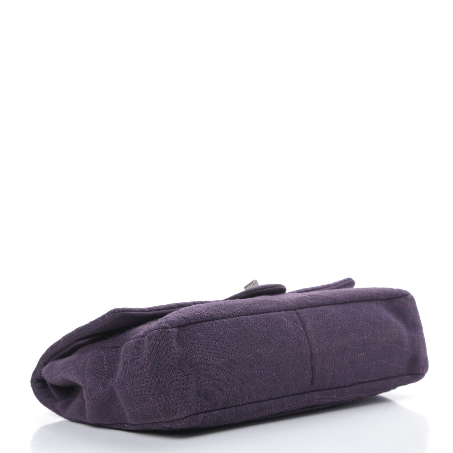 Chanel Jersey Coco's Croc 2.55 Reissue 226 Flap Purple 4 of 14