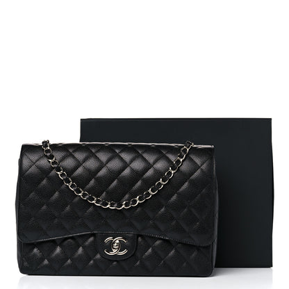 Chanel Caviar Quilted Maxi Double Flap Black 10 of 10