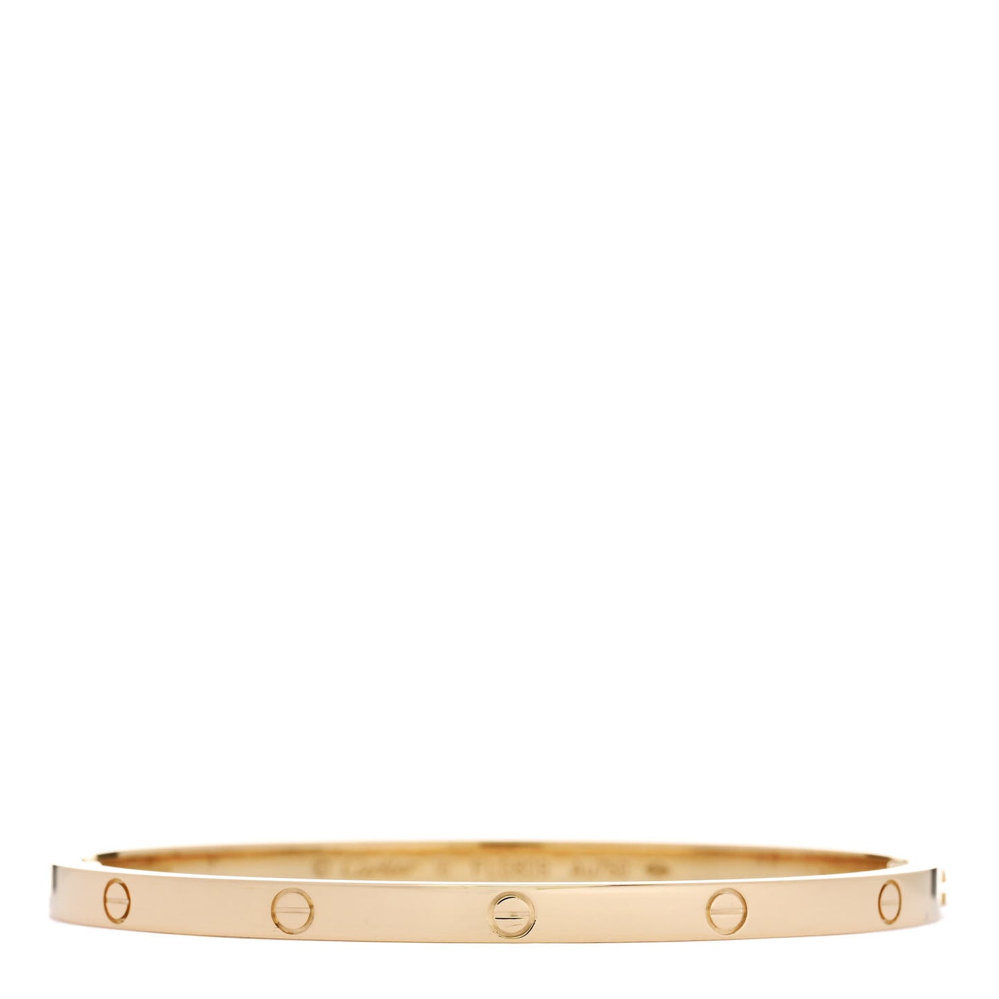18K Yellow Gold Small LOVE Bracelet 16