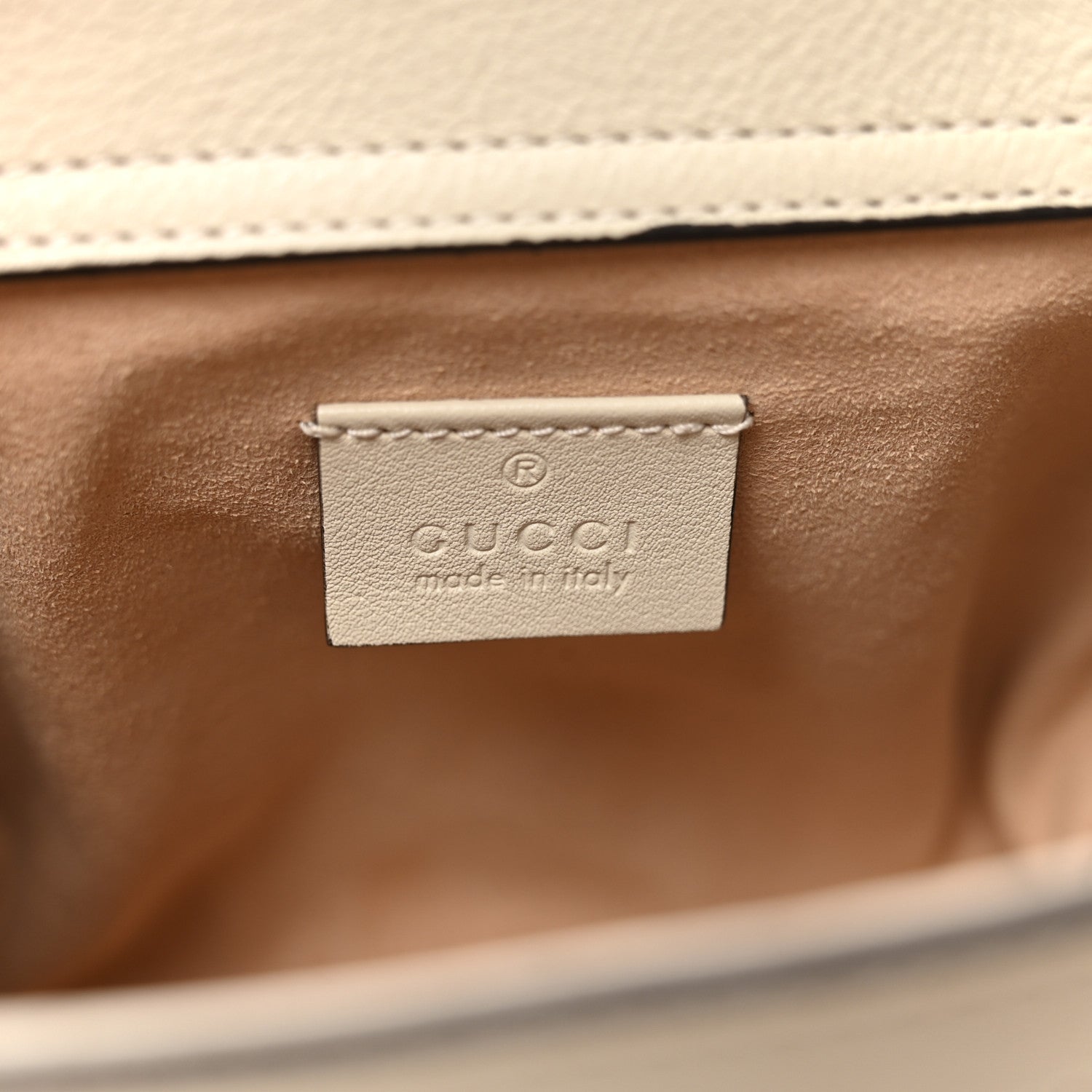 Gucci Wonka Grain Calfskin Mini Diana Tote Bag Mystic White 6 of 13