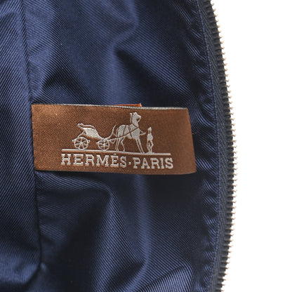 Hermes Silk Eperon d'Or Bandana Travelsilk PM Cube Bordeaux Bleu Marine 6 of 8