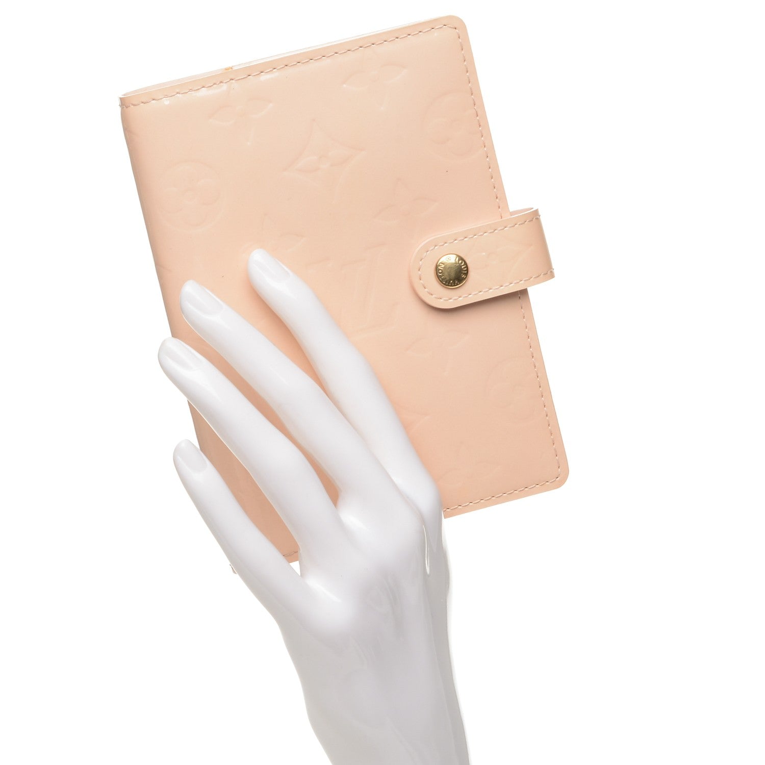Louis Vuitton Vernis Small Ring Agenda Cover Marshmallow 2 of 6