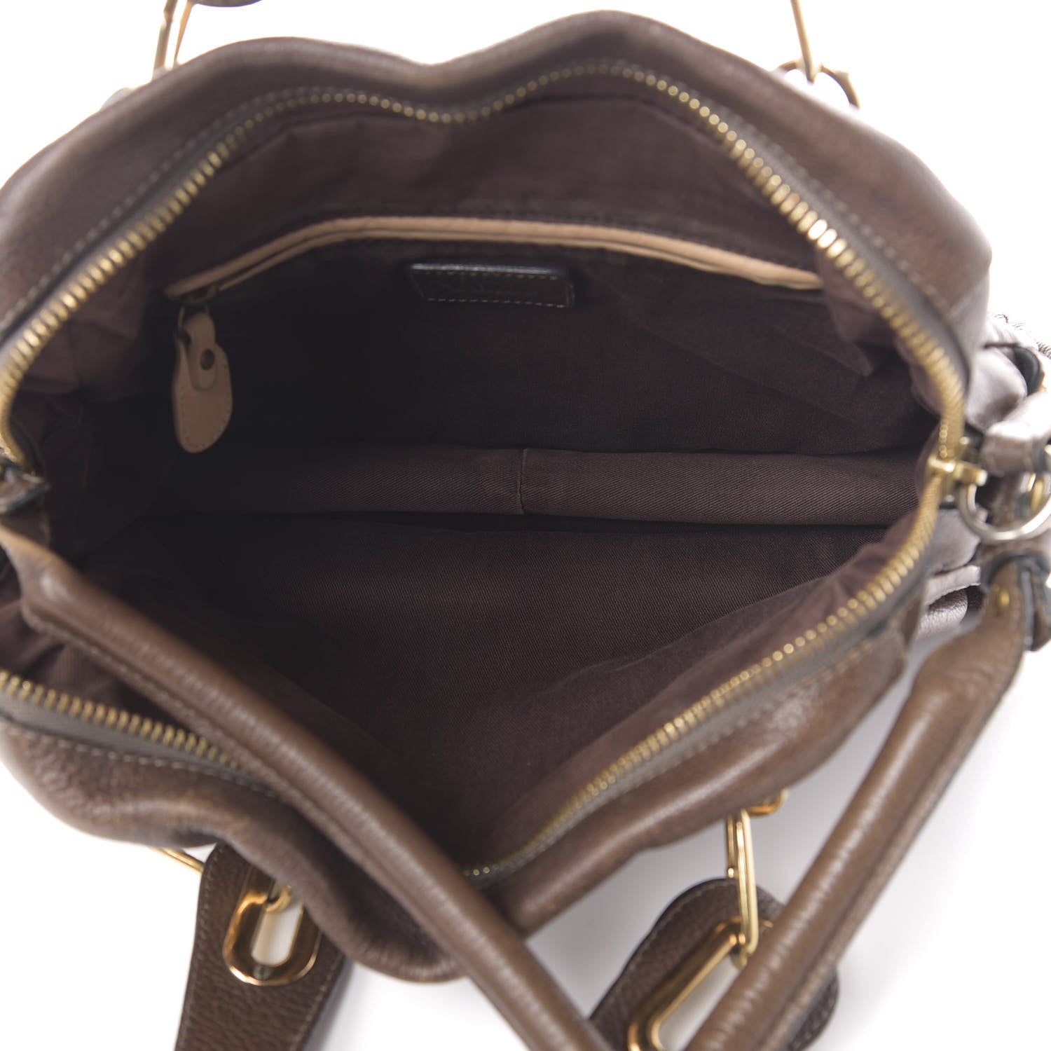Chloe Calfskin Small Paraty Chocolate 6 of 10