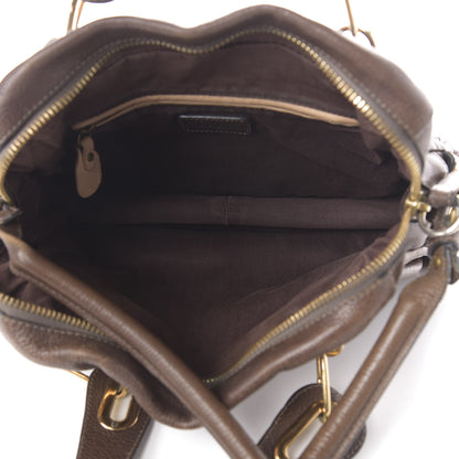 Chloe Calfskin Small Paraty Chocolate 6 of 10
