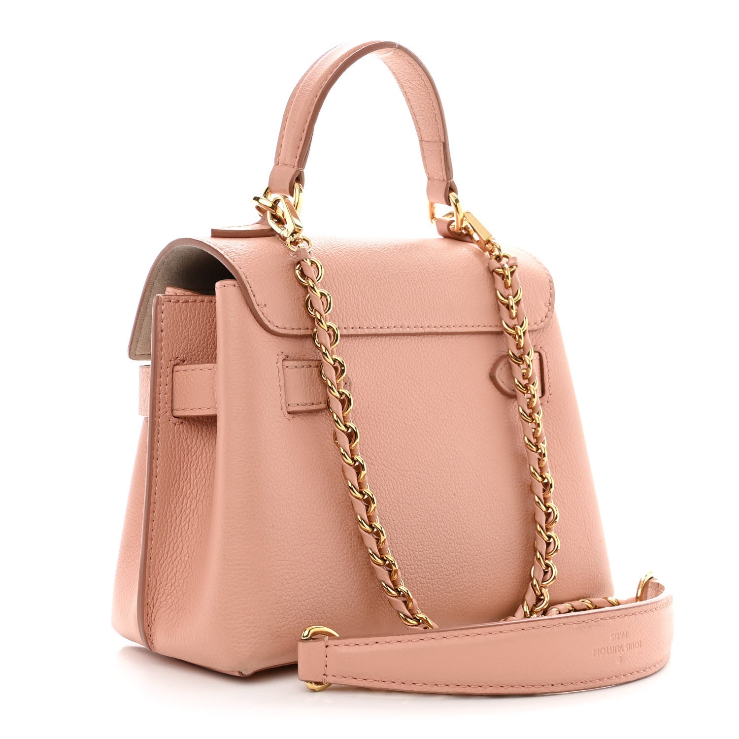 Louis Vuitton Soft Calfskin Mini Lockme Rose Trianon 3 of 12