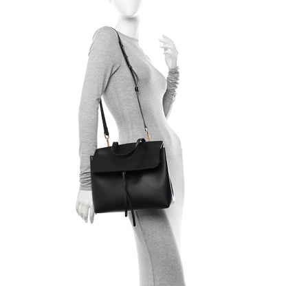 Mansur Gavriel Calfskin Mini Lady Bag Black Flamma 2 of 13