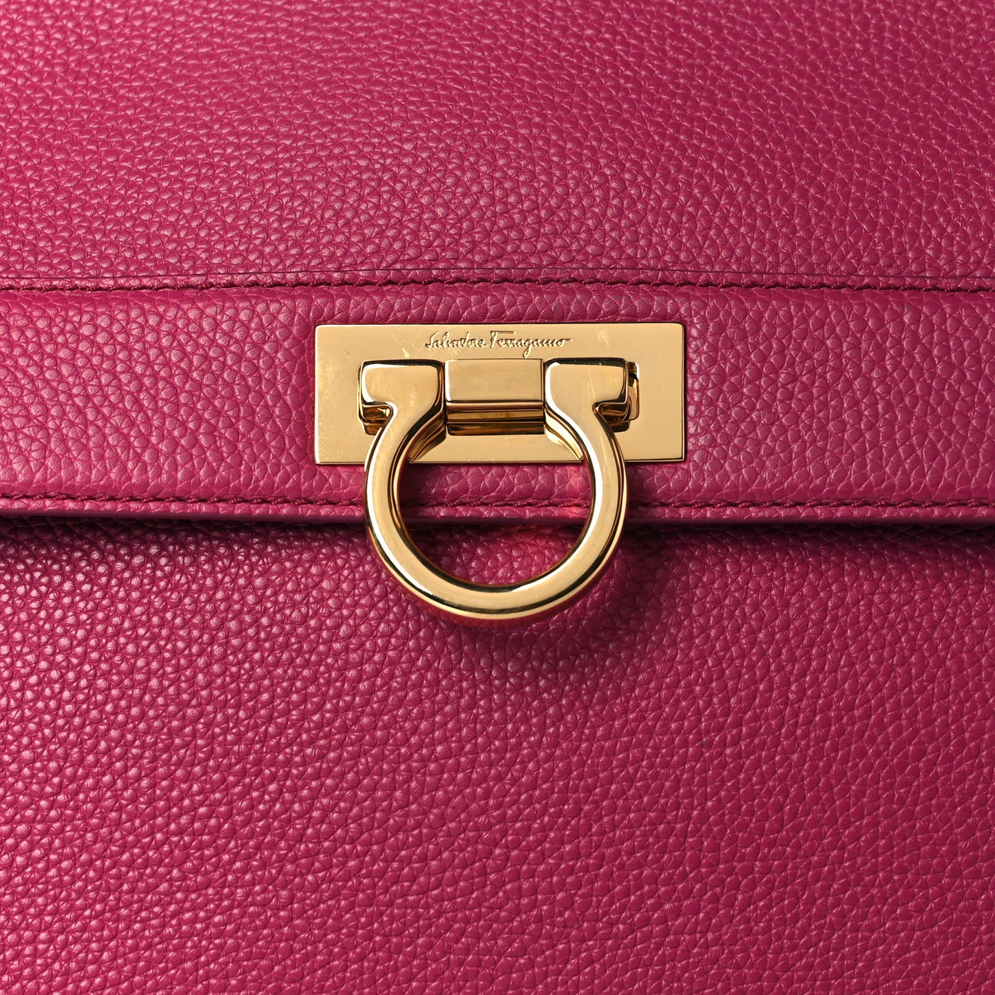 Calfskin Sofia Satchel Pink