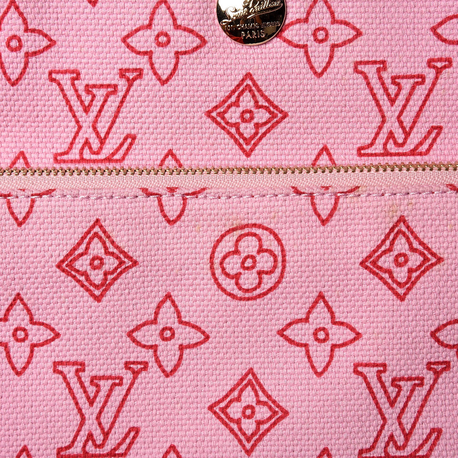 Louis Vuitton Canvas Cabas Ipanema PM Pink 22 of 40