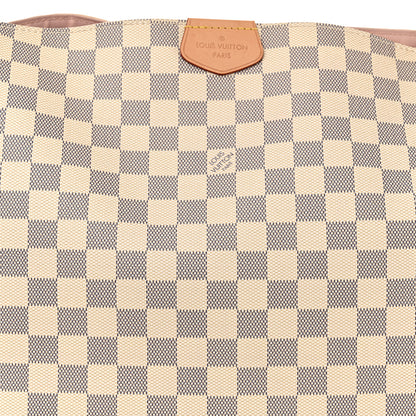 Louis Vuitton Damier Azur Graceful MM Rose Ballerine 7 of 10