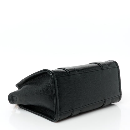 Marc Jacobs Grained Calfskin Small The Tote Bag Black 4 of 12