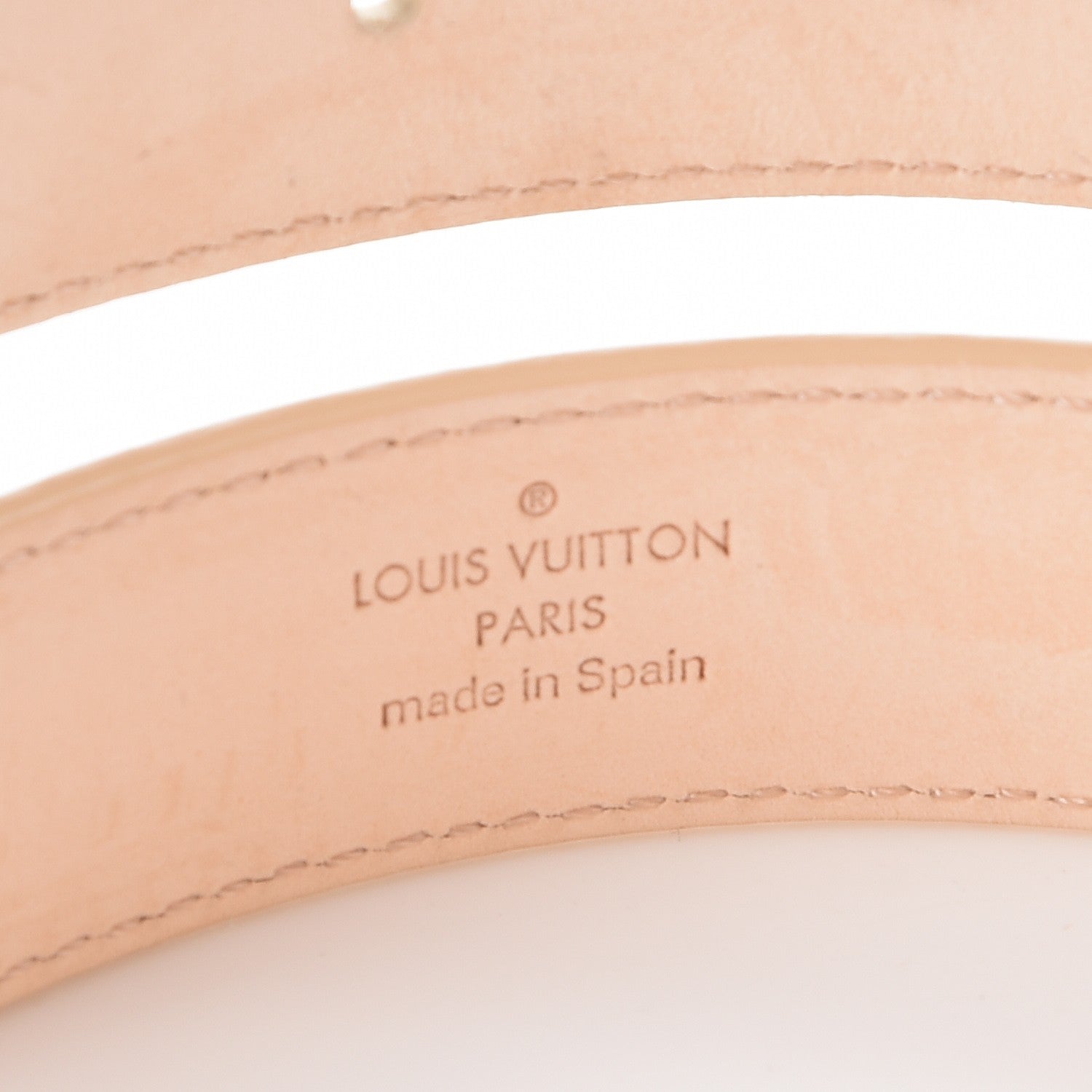 Louis Vuitton Damier Azur 25mm Belt 80 32 7 of 9