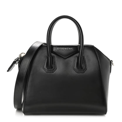 Givenchy Shiny Lord Calfskin Mini Antigona Black 1 of 12