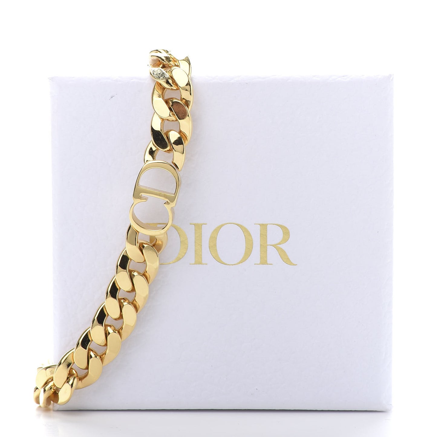 Metal Danseuse Etoile Chain Choker Necklace Gold