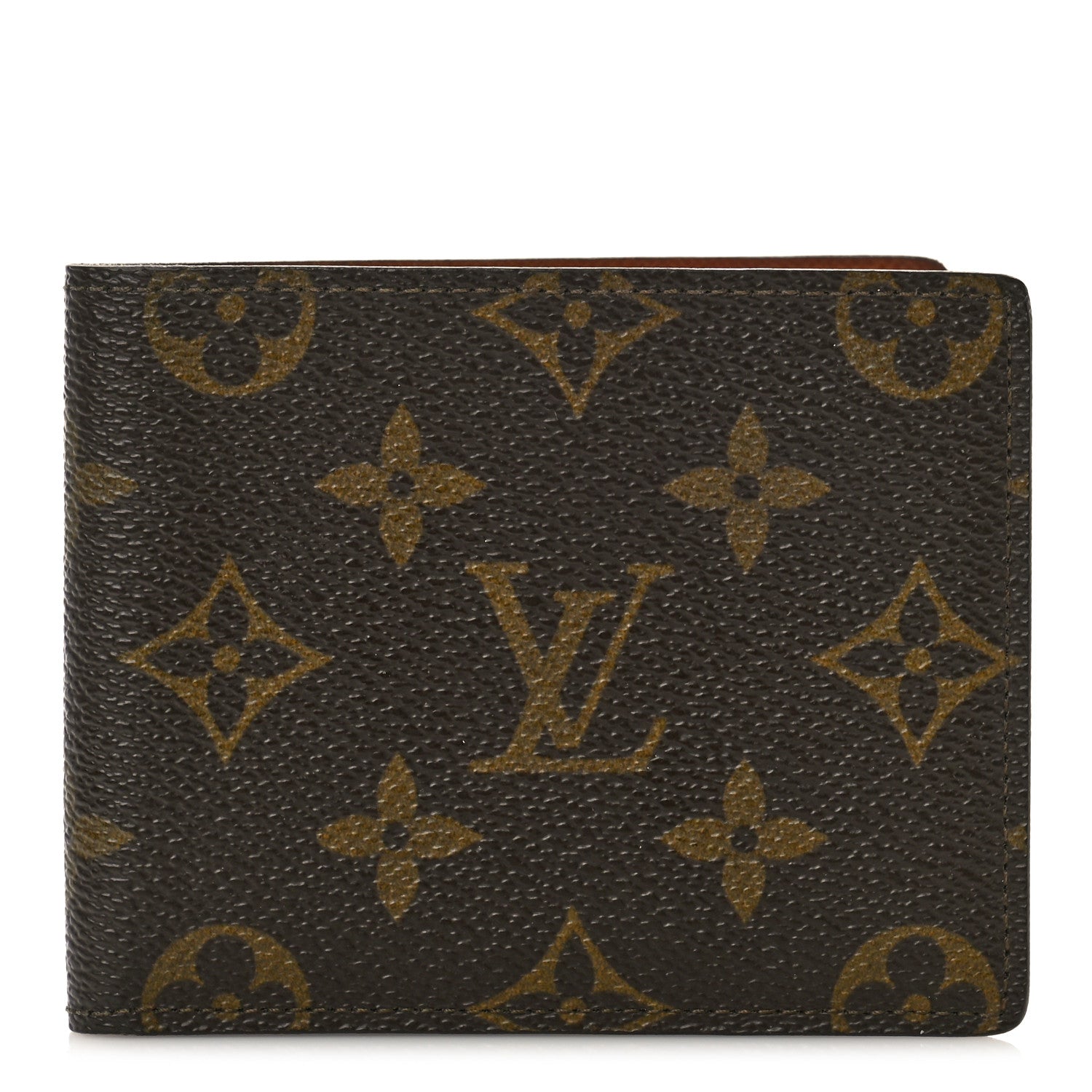 Louis Vuitton Monogram Mens Porte-Billets 3 Card Billfold Wallet 1 of 8