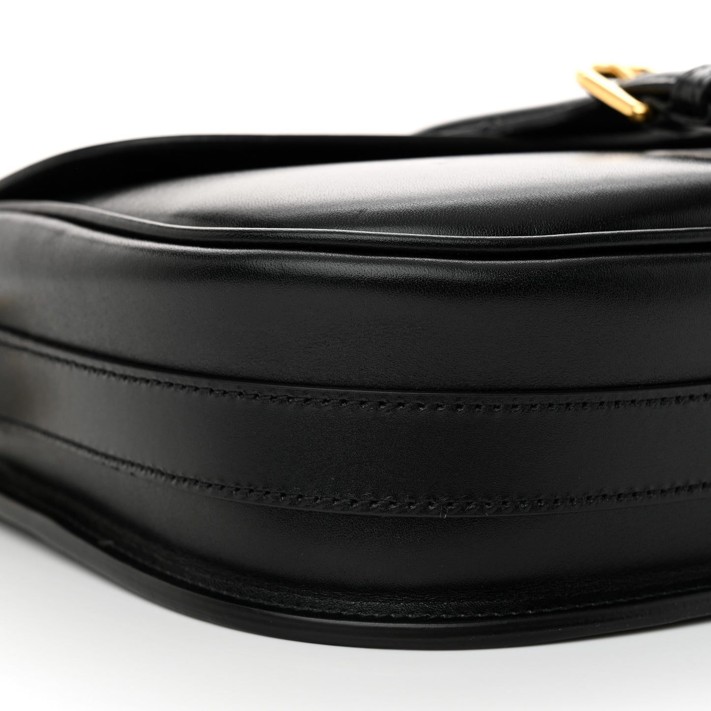 Box Calfskin Medium Bobby Flap Black