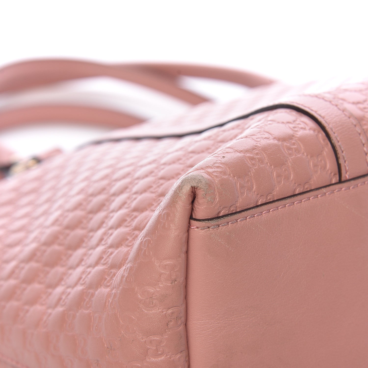 Gucci Soft Microguccissima Large Dome Satchel Soft Pink 8 of 14