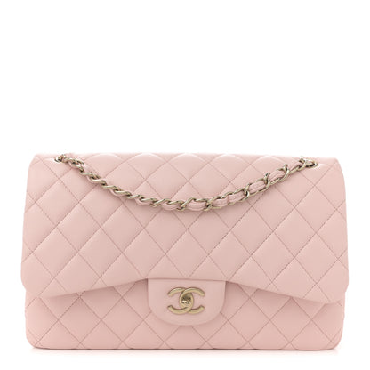 Chanel Caviar Quilted Jumbo Double Flap Light Pink 1 of 10