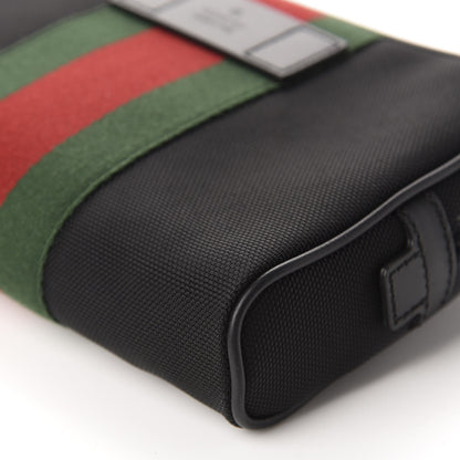 Gucci Canvas Web Slim Belt Bag Black 7 of 10